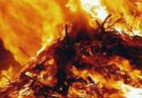 В Селиваново сгорела баня