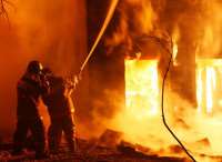 В деревне Волховского района ночью горел дом