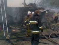 Сегодня в Волхове горели два гаража