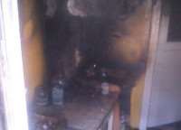 В квартире города Волхов выгорела кухня