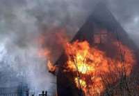 Рано утром в Волхове горел частный дом