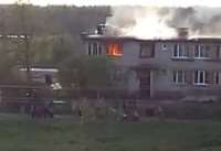 Пожар в деревне Бережки