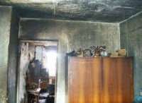 В городе Волхов выгорела комната