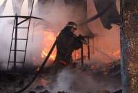 В городе Волхов горел частный дом