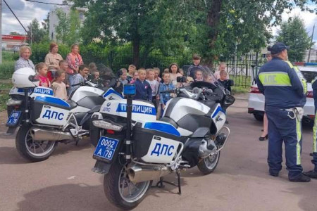 Дети побывали инспекторами ДПС