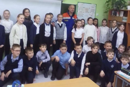 «Зима без опасности» для учеников Новоладожской школы