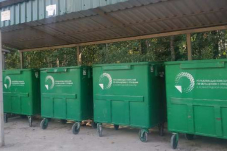 Новые площадки для сбора бытовых отходов