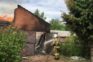 В Немятово сгорел чердак дома