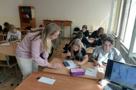 Математический день в Сясьстройской школе №2
