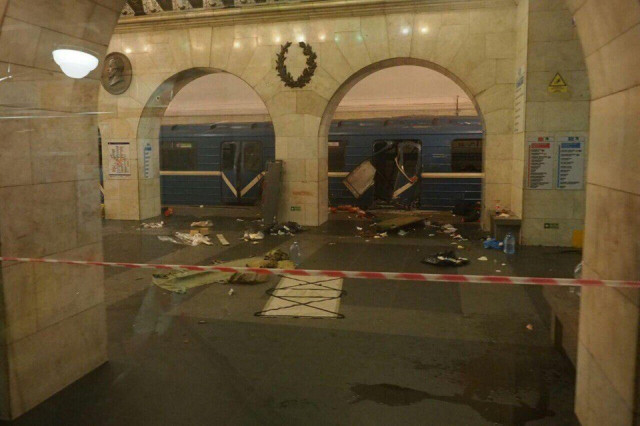 В метро Петербурга произошел взрыв