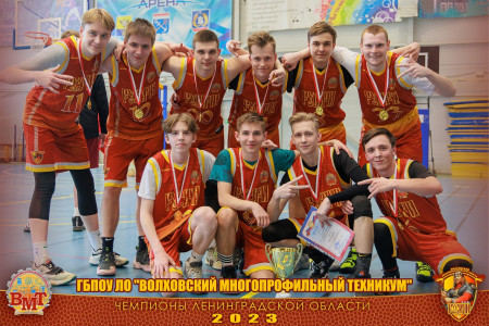 Победа баскетболистов Волховского многопрофильного техникума
