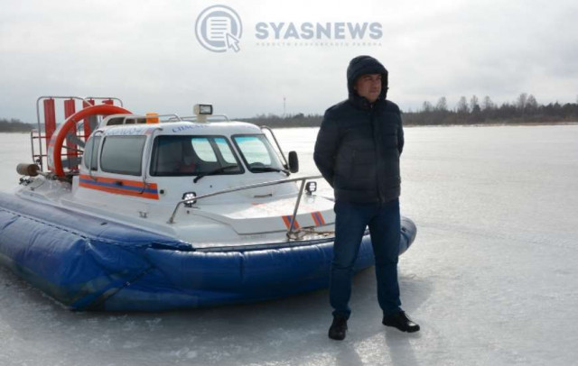 Ледовзрывные работы на реке Сясь 2022