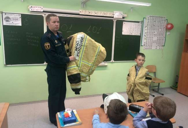 Уроки безопасности в Новоладожской школе