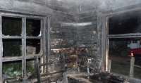 В Иссаду сгорел дачный дом
