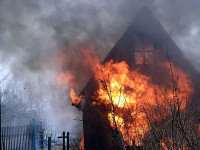 В садоводстве «Волхов-5» сгорел дачный дом