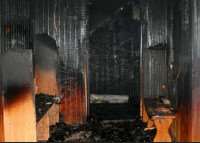 В Волховском районе сгорела баня