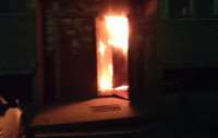 В Сясьстрое выгорел подъезд в пятиэтажном доме