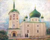 Выставка работ Василия Березина "По святым местам"